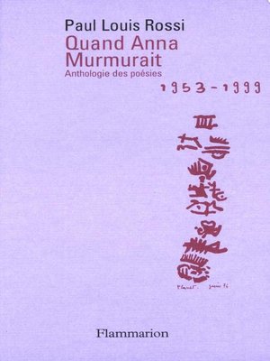 cover image of Quand Anna murmurait